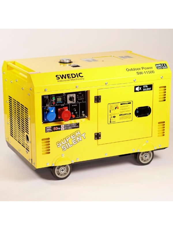 Swedic SW-11500 Outdoor Power Diesel Generator / aggregaat nog 1 op voorraad!